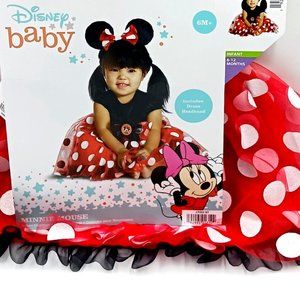 Disney Baby Minnie Mouse Infant 6-12 Months Halloween Costume Dress Up Outfit
